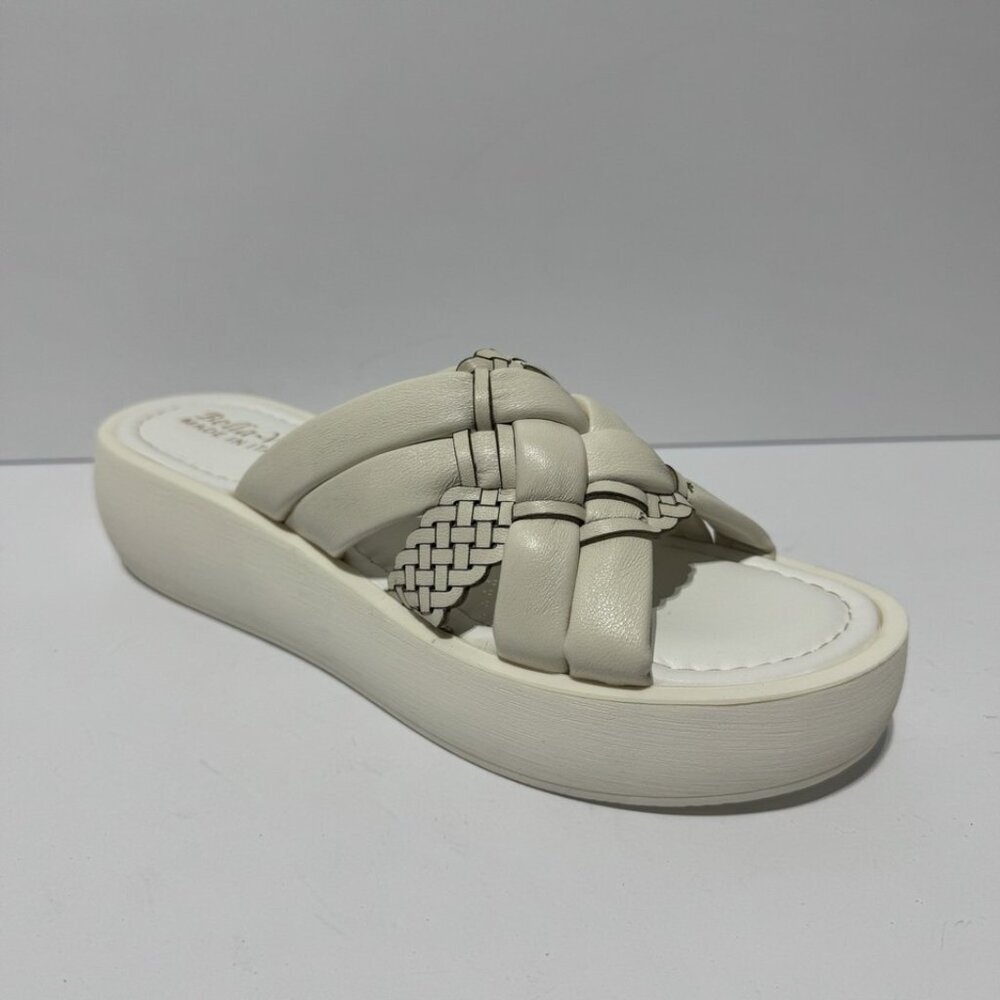Bella Vita Women’s Ned Sandals Bone Size 9 M
